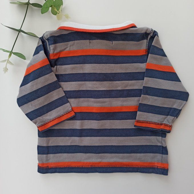 Polo manches longues 3 mois
