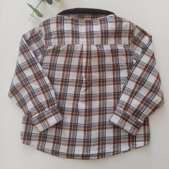 Chemise manches longues 24 mois