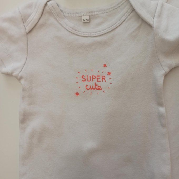 Bodies manches courtes 12M