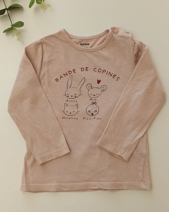 Tee-shirt manches longues 18 mois