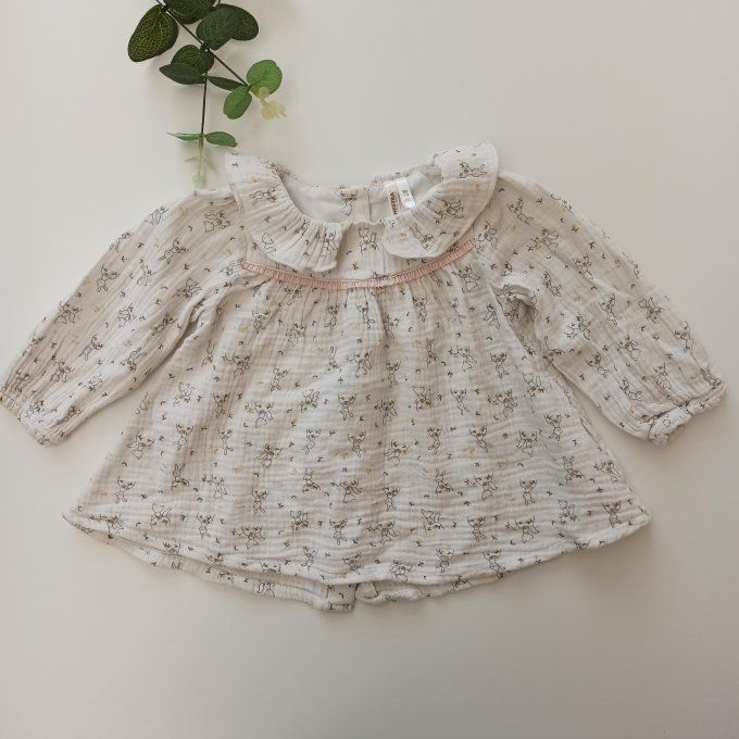 Blouse manches longues 9 mois