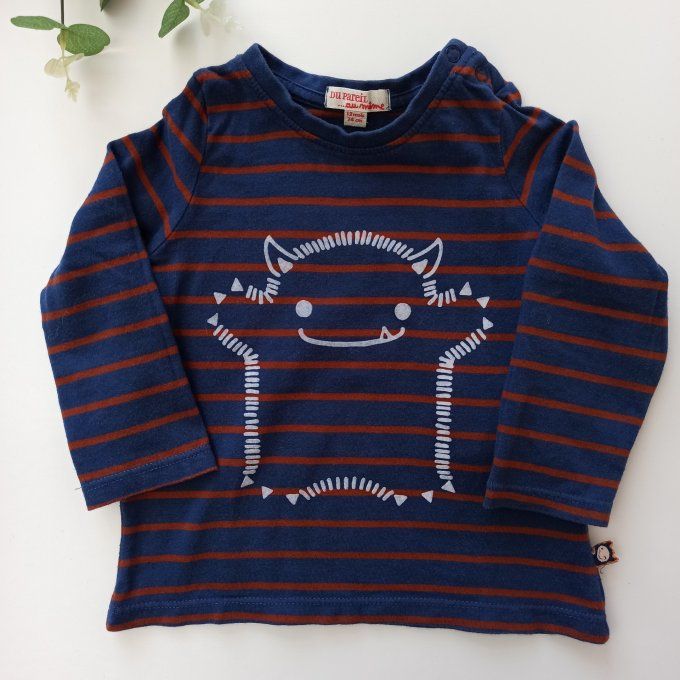 Tee-shirt manches longues 12 mois