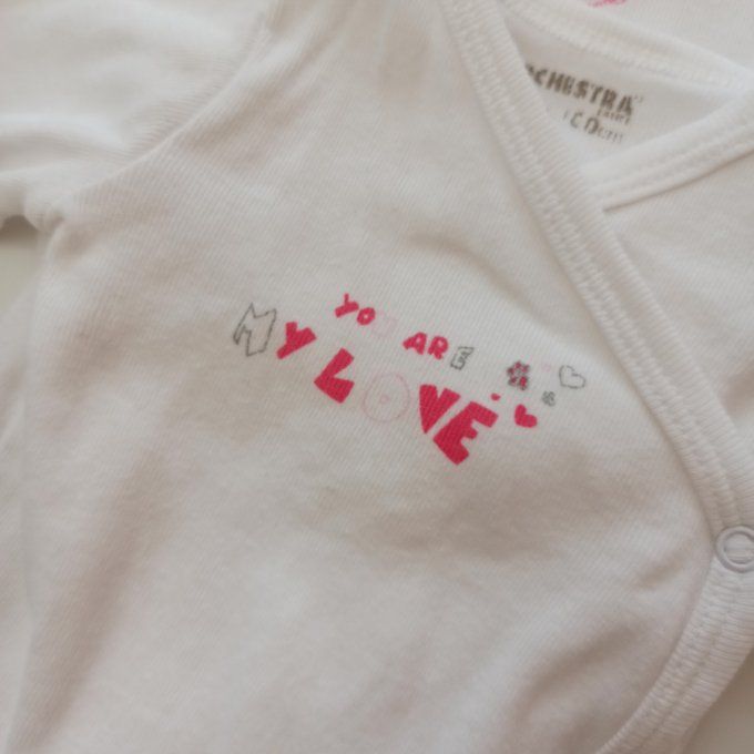 Lot de 3 bodies manches longues