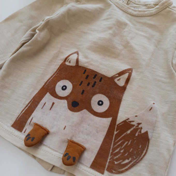 Tee-shirt manches longues 3 mois