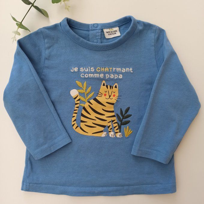 Tee-shirt manches longues 12 mois