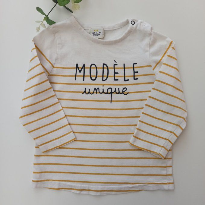 Tee-shirt manches longues 18 mois