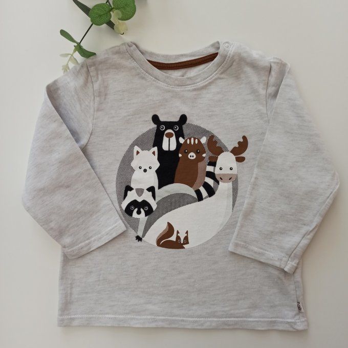 Tee-shirt manches longues 18 mois