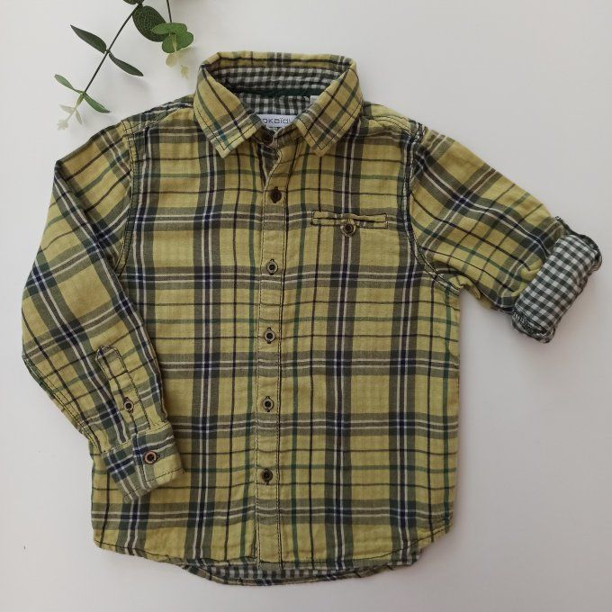 Chemise manches longues 3 ans