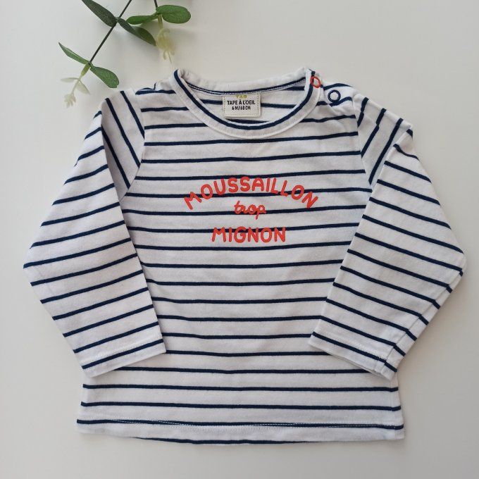 Tee-shirt manches longues 6 mois