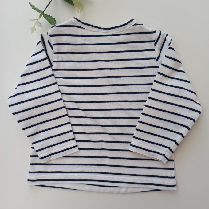 Tee-shirt manches longues 6 mois