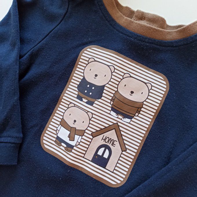 Tee-shirt manches longues 18 mois