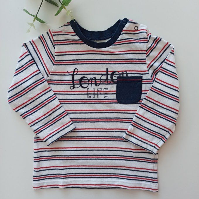 Tee-shirt manches longues 18 mois