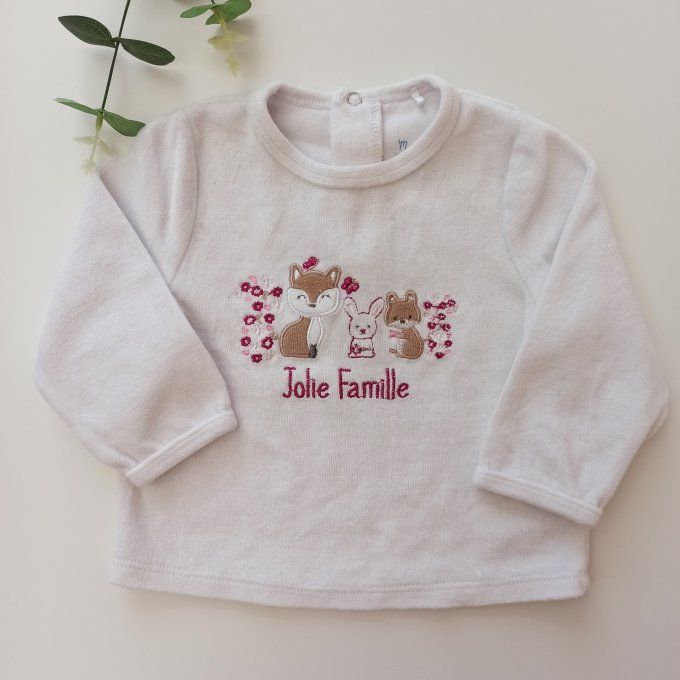 Haut de pyjama hiver 12 mois