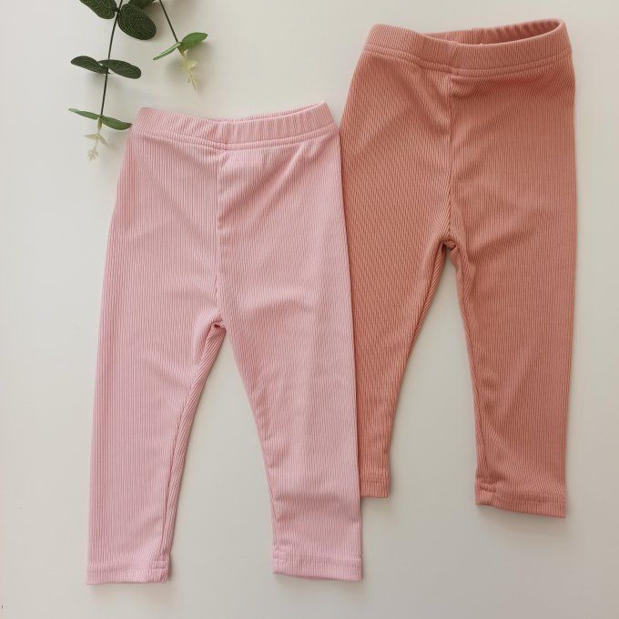 Lot de 2 leggings 6-9 mois