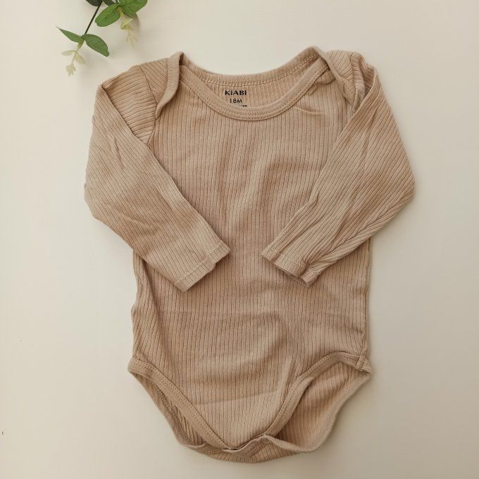 Lot de 3 bodies manches longues 18 mois