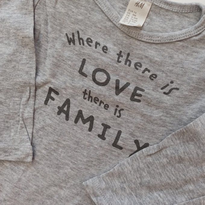 Body manches longues 9 mois