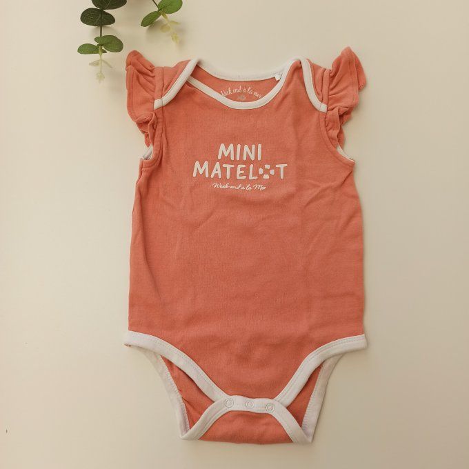 Body manches courtes 12 mois