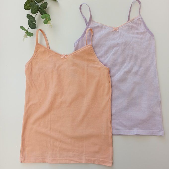 Lot de 2 débardeurs