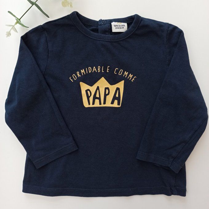 Tee-shirt manches longues 24 mois