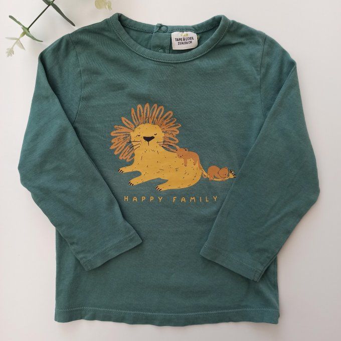 Tee-shirt manches longues 24 mois