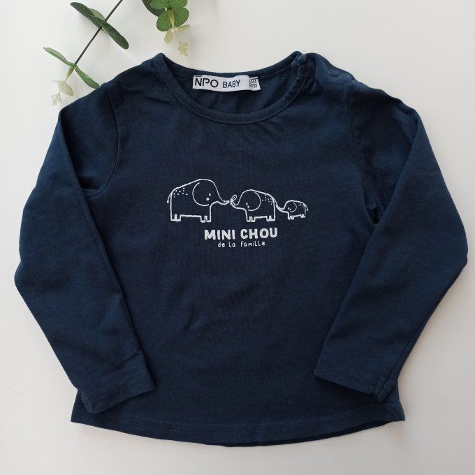 Tee-shirt manches longues 24 mois