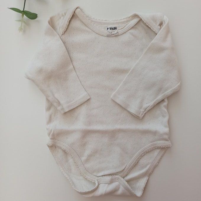 Lot de 2 bodies manches longues 12 mois