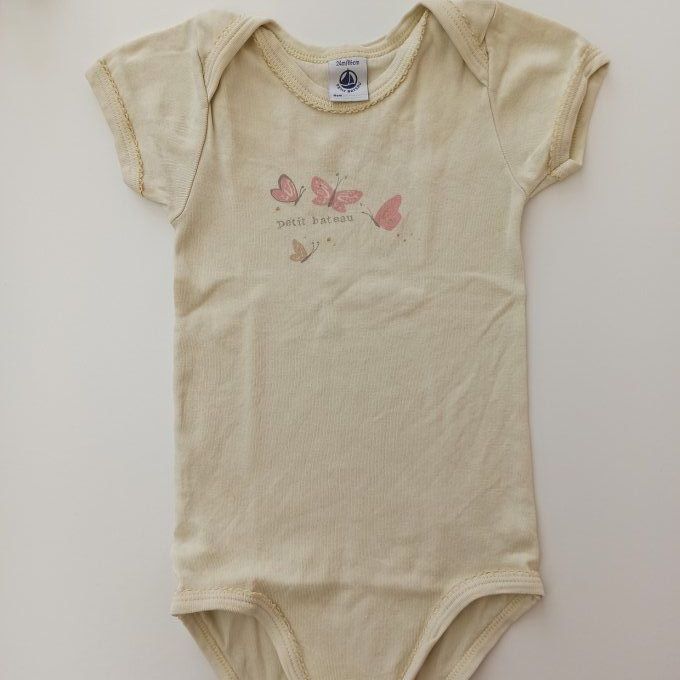 Lot de 2 bodies manches courtes 24 mois