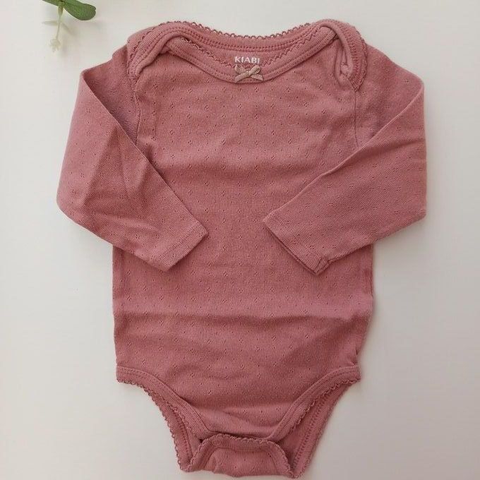 Lot de 2 bodies manches longues 12 mois